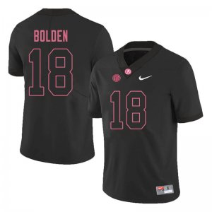 NCAA Men's Alabama Crimson Tide #18 Slade Bolden Stitched College 2019 Nike Authentic Black Football Jersey EA17D72NA